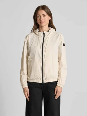 kurtka o kroju regular fit z kapturem model 'Nigle' Peuterey Écru
