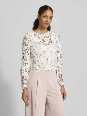 Kurtka o kroju regular fit z kwiatowej koronki Christian Berg Cocktail