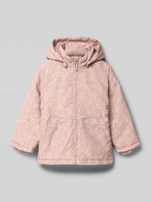 Kurtka o kroju regular fit z kwiatowym nadrukiem na całej powierzchni model ‘Maxi’ name it