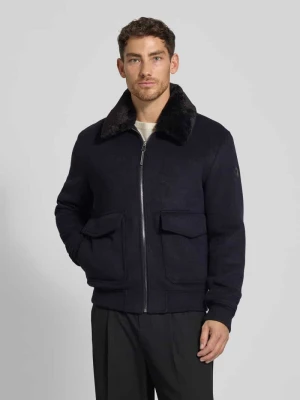 Kurtka o kroju regular fit z mieszanki wełny z kieszeniami z patką model ‘DEREC’ JOOP! Collection