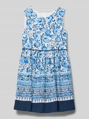 Kurtka o kroju regular fit z mieszanki wiskozy z kwiatowym nadrukiem na całej powierzchni Happy Girls