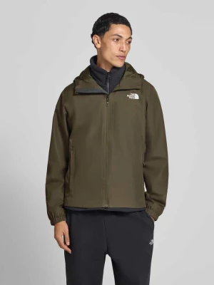 kurtka o kroju regular fit z nadrukiem z logo model 'Quest' The North Face Ciemnobrązowy