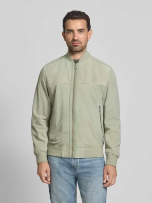 Kurtka o kroju regular fit z naturalnej skóry koziej model ‘JOHICE’ Boss Orange