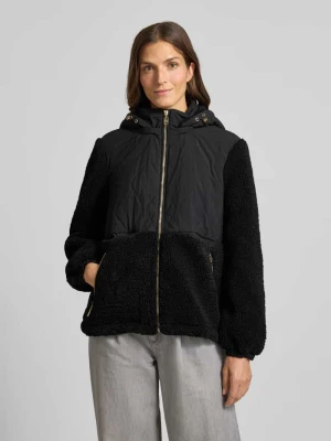 Kurtka o kroju regular fit z obszyciem ze sztucznego futra LIU JO SPORT