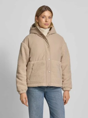 Kurtka o kroju regular fit z obszyciem ze sztucznego futra model ‘Blocking’ Mazine