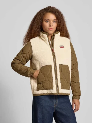 Kurtka o kroju regular fit z obszyciem ze sztucznego futra model ‘FLEECE’ Superdry