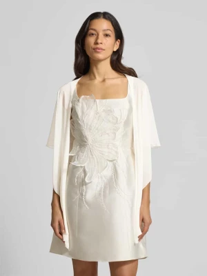 Kurtka o kroju regular fit z półprzezroczystego materiału Christian Berg Cocktail