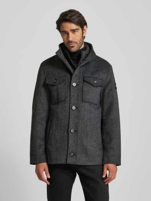 Kurtka o kroju regular fit z wełną Tom Tailor