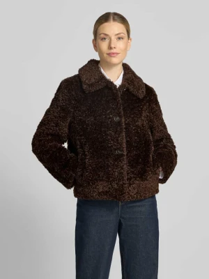 kurtka o kroju regular fit z wykładanym kołnierzem Fuchs Schmitt Ciemnobrązowy