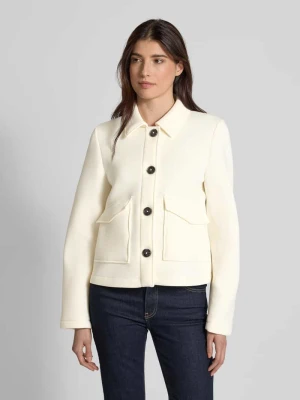 Kurtka o kroju regular fit z wykładanym kołnierzem i wpuszczanymi kieszeniami Christian Berg Woman Selection