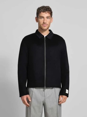 Kurtka o kroju regular fit z wykładanym kołnierzem model ‘Wool’ CK Calvin Klein
