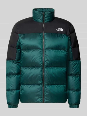 kurtka o kroju regular fit z wypełnieniem puchem i pierzem model 'Diabolo' The North Face Petrol