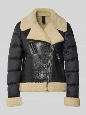 Kurtka o kroju regular fit ze skóry naturalnej model ‘Candor’ Blauer Usa