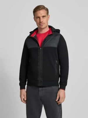 Bluza rozpinana o kroju regular fit ze stójką z podszewką Christian Berg Men