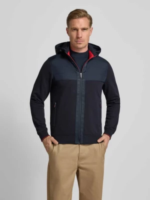 Bluza rozpinana o kroju regular fit ze stójką z podszewką Christian Berg Men