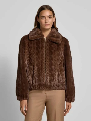 Kurtka o kroju regular fit ze sztucznego futra Liu Jo White