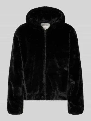 Kurtka o kroju regular fit ze sztucznego futra Tom Tailor Denim