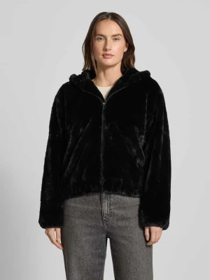 Kurtka o kroju regular fit ze sztucznego futra Tom Tailor Denim