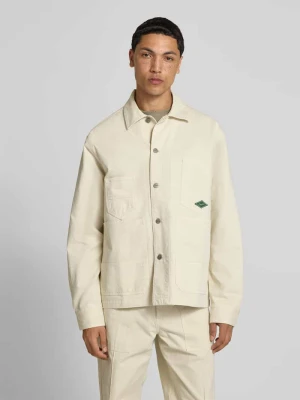 Kurtka w stylu relaxed fit w denimowym wyglądzie Forét Złamany biały