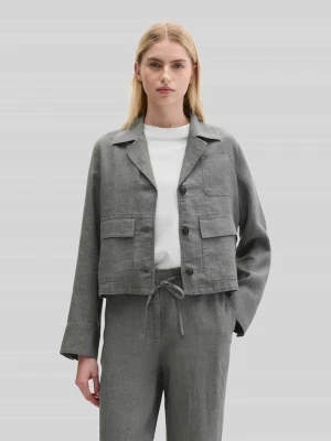 Kurtka o kroju relaxed fit z czystego lnu Marc O'Polo