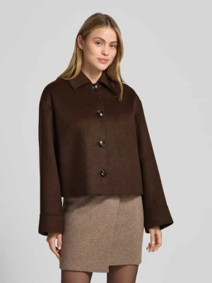 Kurtka o kroju relaxed fit z dodatkiem wełny i wykładanym kołnierzem Jake*s Collection