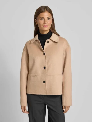 Kurtka o kroju relaxed fit z dodatkiem wełny model ‘ALUMAS-1’ HUGO