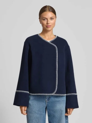 Kurtka o kroju relaxed fit z dodatkiem wełny model ‘VICCO’ YAS