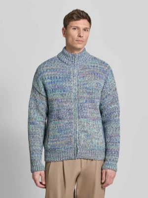 Kurtka o kroju relaxed fit z dzianiny z mieszanki bawełny i wełny z dodatkiem wiskozy model ‘UN-WASTED’ ARMEDANGELS