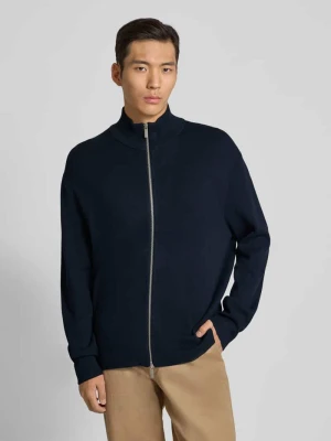 Kurtka o kroju relaxed fit z dzianiny z mieszanki wiskozy model ‘TELLER’ Selected Homme