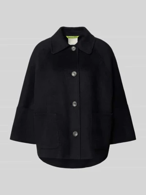 Kurtka o kroju relaxed fit z mieszanki wełny z wykładanym kołnierzem Fuchs Schmitt