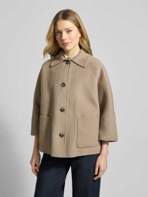 Kurtka o kroju relaxed fit z mieszanki wełny z wykładanym kołnierzem Fuchs Schmitt