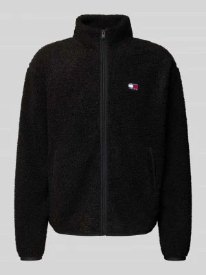 Kurtka o kroju relaxed fit z polaru baranka Tommy Jeans