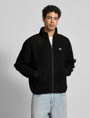 Kurtka o kroju relaxed fit z polaru baranka Tommy Jeans