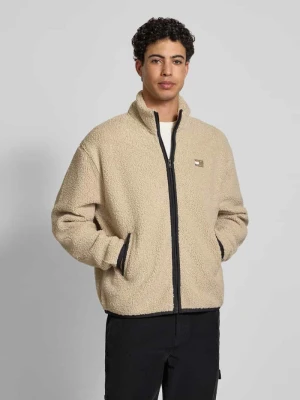 Kurtka o kroju relaxed fit z polaru baranka Tommy Jeans