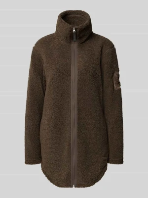 kurtka o kroju relaxed fit ze stójką model 'Umi' Didriksons Średniobrązowy