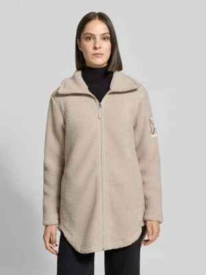 kurtka o kroju relaxed fit ze stójką model 'Umi' Didriksons Złamany biały