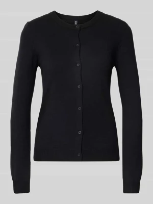 Kurtka o kroju slim fit z dzianiny z mieszanki wiskozy model ‘NORA’ Pieces