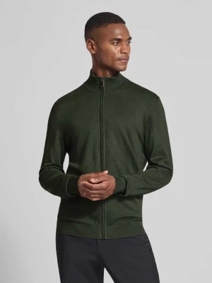 Kurtka o kroju slim fit z dzianiny z mieszanki wiskozy z zamkiem błyskawicznym MCNEAL