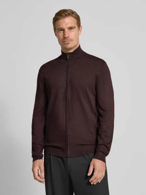 Kurtka o kroju slim fit z dzianiny z mieszanki wiskozy z zamkiem błyskawicznym MCNEAL