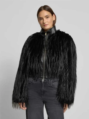 Kurtka o kroju slim fit z imitacji futra model ‘CECOOL’ Boss