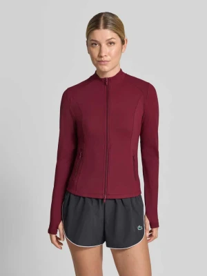 kurtka o kroju slim fit z zamkiem błyskawicznym dwustronnym model 'Sense' AIMN Bordowy