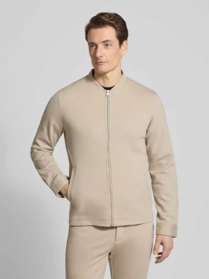 Kurtka o kroju slim fit ze stójką i zamkiem błyskawicznym lindbergh