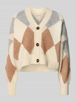 Kurtka o pudełkowym kroju z dzianiny z mieszanki wełny model ‘SILVIA’ Barbour