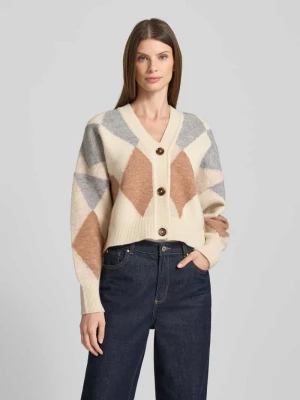 Kurtka o pudełkowym kroju z dzianiny z mieszanki wełny model ‘SILVIA’ Barbour