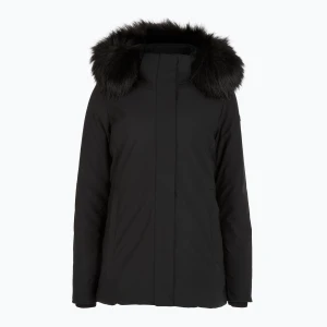 Kurtka ocieplana damska CMP 35K3626F Zip Hood Synthetic Fur nero