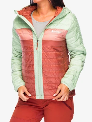 Kurtka ocieplana damska Cotopaxi Capa Insulated Hooded Jacket - green tea/faded brick