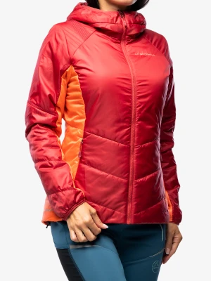 Kurtka ocieplana damska La Sportiva Mythic Primaloft Jkt - velvet/flamingo