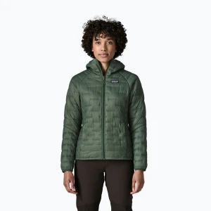Kurtka ocieplana damska Patagonia Micro Puff Hoody canopy green