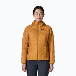 Kurtka ocieplana damska Patagonia Micro Puff Hoody dried mango Pomarańczowy