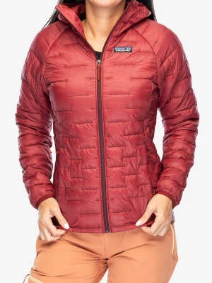 Kurtka ocieplana damska Patagonia Micro Puff Hoody - oxide red